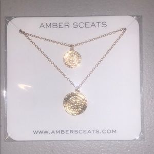 Amber Sceats Double Coin Necklace